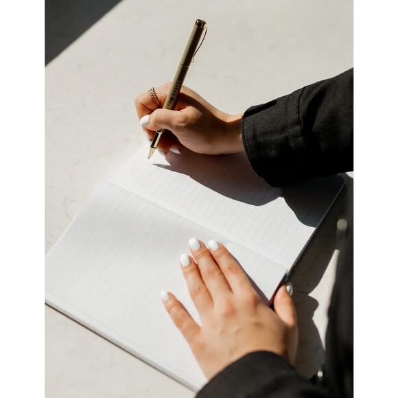 Dream Plan Do Fabric Journal - Gray - Picture 3 of 5